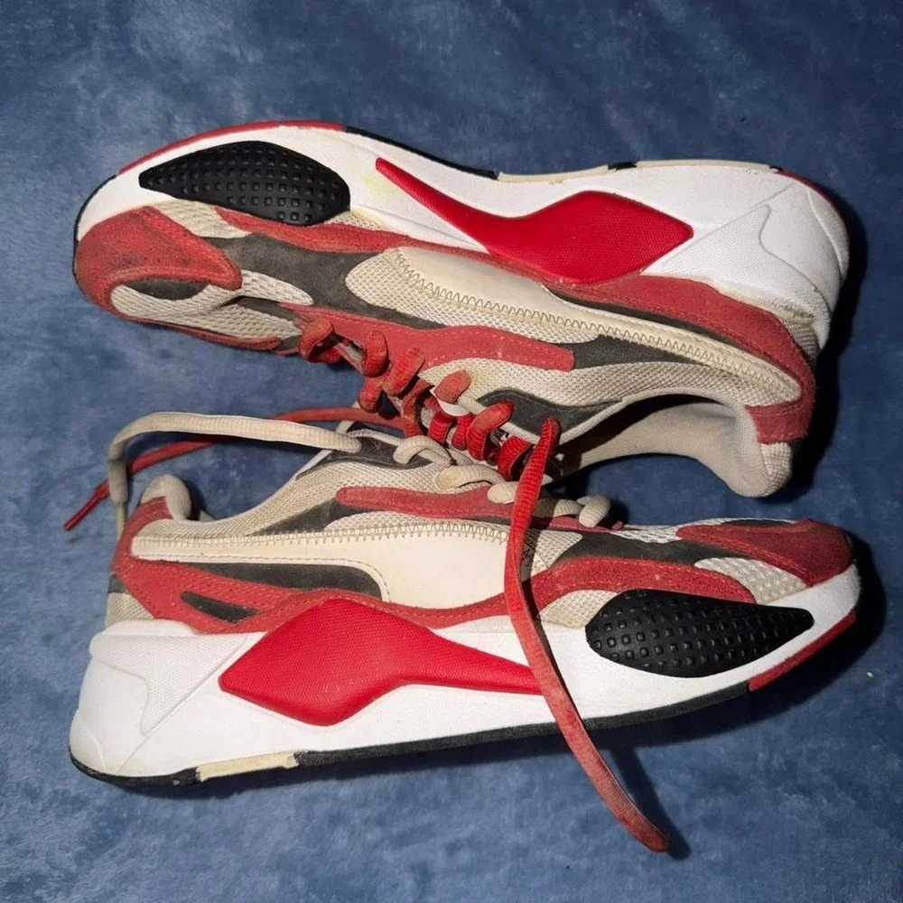 Puma RS-X red trainers. Size US 8